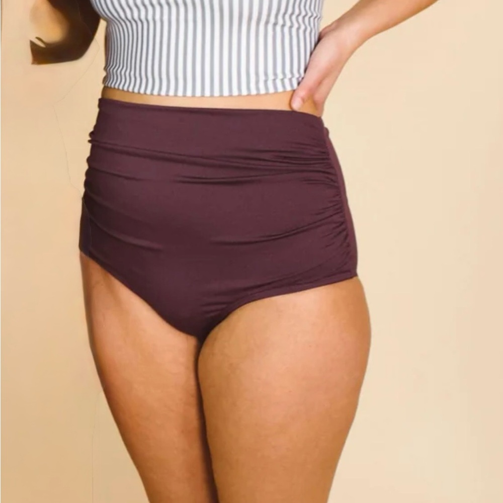 Nettle’s Take high-waisted bikini bottoms